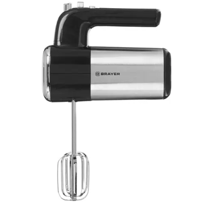 Миксер ручной BRAYER BR1302 черный сталь  [800w]