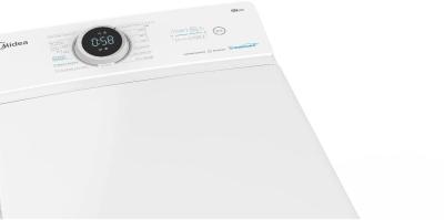 С/м вертикальная MIDEA MF100T80BS/W-RU (8 кг, пар) белый 