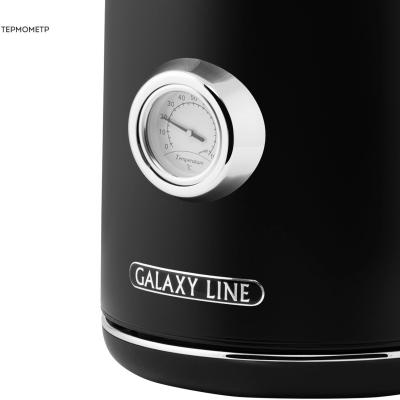 Чайник электрический GALAXY LINE GL 0350 черный нерж.сталь