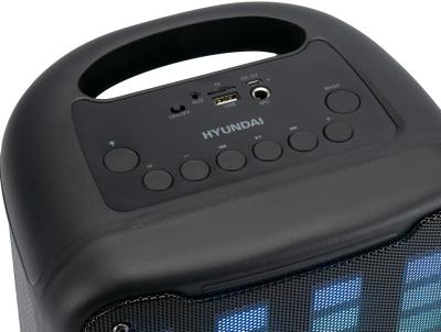 Минисистема HYUNDAI H-MC1204 черный 10Вт FM USB BT micro SD