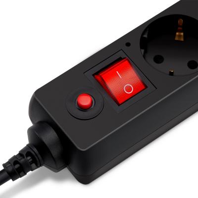 Сетевой фильтр BURO 500SH-10-B 10м (5 розеток) черный