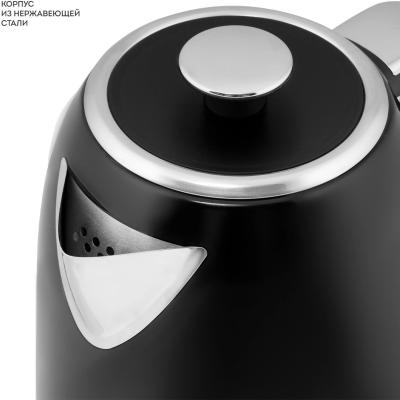 Чайник электрический GALAXY LINE GL 0350 черный нерж.сталь