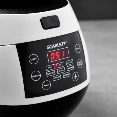 Мультиварка SCARLETT SC-MC410S26 белый/черный