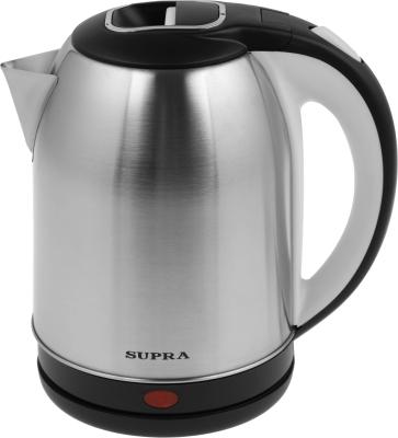 Чайник Supra KES-1824 1.8л. 1500Вт серебристый/черный (корпус: нержавеющая сталь)