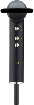Фен BQ HD2222B черный/золотой (мотор BLDC)