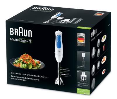 Блендер погружной Braun MQ3025 Spaghetti 700Вт белый