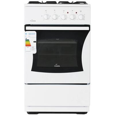 Плита газоэлектрическая FLAMA RK 23-105 W белый (3+1)