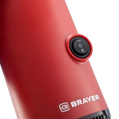 Соковыжималка шнековая BRAYER BR1706 черный красный