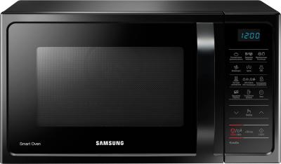 Микроволновая печь SAMSUNG MC28H5013AK/BW черный (электрон.,конвекция, гриль, 900Вт, 28л)