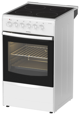 Плита стеклокерамическая DARINA B 3607 W белый/черный