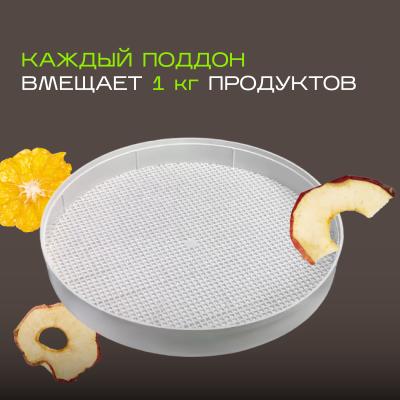 Сушилка для фруктов и овощей LUMUS LU-D5106 белая/бежевая