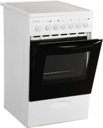 Плита стеклокерамическая ЛЫСЬВА EF4006MK00 белый (без крышки)