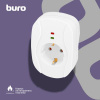 Сетевой фильтр BURO 100SH-W (1 розетка) белый (коробка)