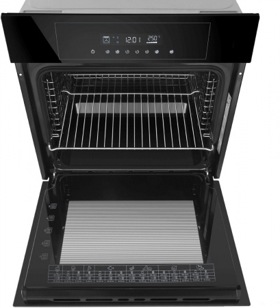 Духовой шкаф электрический MAUNFELD AEOD60103B2 чёрный стекло