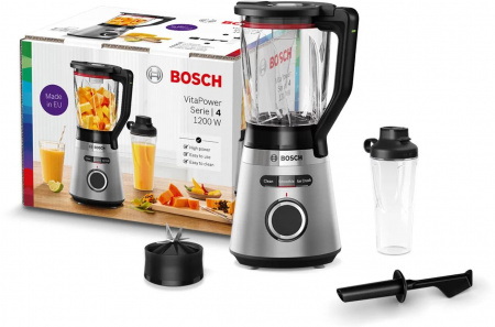 Блендер стационарный BOSCH VitaPower Serie 4 MMB6384M черный/нержавеющая сталь