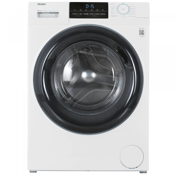 Стиральная машина фронтальная HAIER HW60-BP12929AE белый/графит (пар)