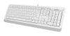 Клавиатура A4 Fstyler FK10 белый/серый USB Multimedia