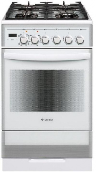 Плита комбинированная GEFEST 5502-03 0042 белый (конвекция,без крышки)