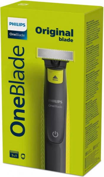 Триммер PHILIPS OneBlade QP2721/20 черный/лайм