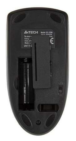 Клавиатура + мышь A4 3100N черный USB беспроводная