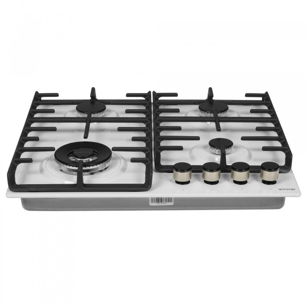 Поверхность газовая GORENJE GW642SYW белый (чугун, г/к, эмаль),,,