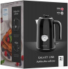 Чайник электрический GALAXY LINE GL 0350 черный нерж.сталь