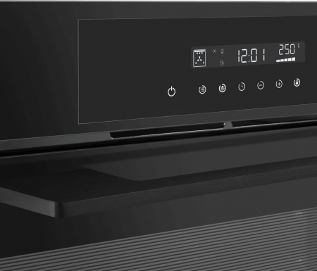 Духовой шкаф электрический MAUNFELD AEOD60103B2 чёрный стекло