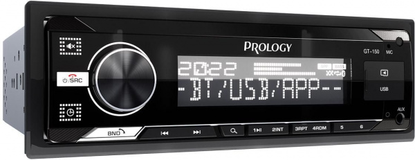 Автомагнитола USB/SD PROLOGY GT-150 1DIN 4x55Вт