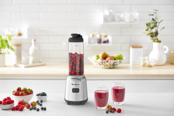 Блендер стационарный MOULINEX LM15FD10 серебристый