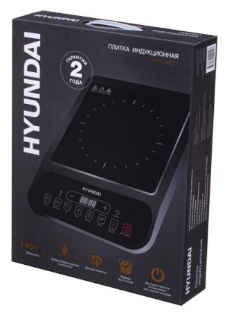 Плита  настольная индукционная HYUNDAI HYC-0101 черный (1-конф)