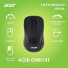 Мышь ACER OMR131 черный оптическая (1000dpi) беспроводная USB для ноутбука (2but) (ZL.MCEEE.01E)