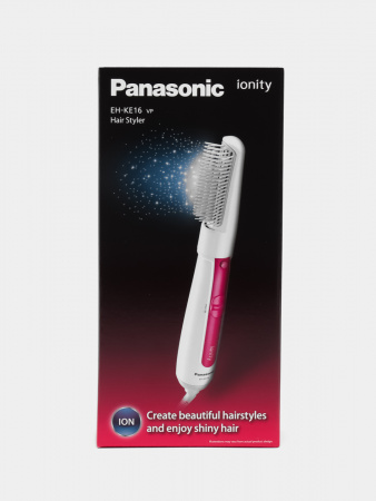 Выпрямитель для волос PANASONIC EH-KE16-VP615 белый/розовый